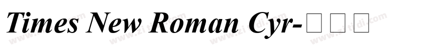 Times New Roman Cyr字体转换